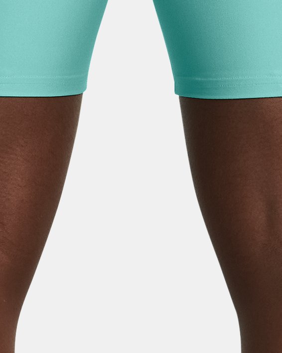 Women's HeatGear® 8" Shorts in Green image number 1