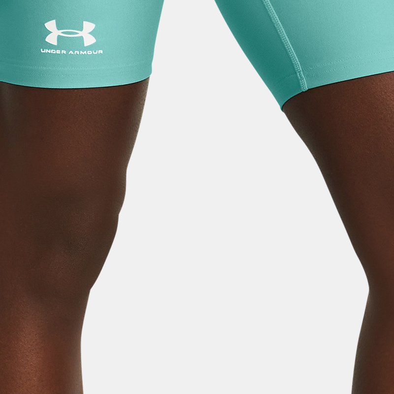 Under Armour Damesshorts HeatGear® 20 cm Radial Turquoise / Wit L