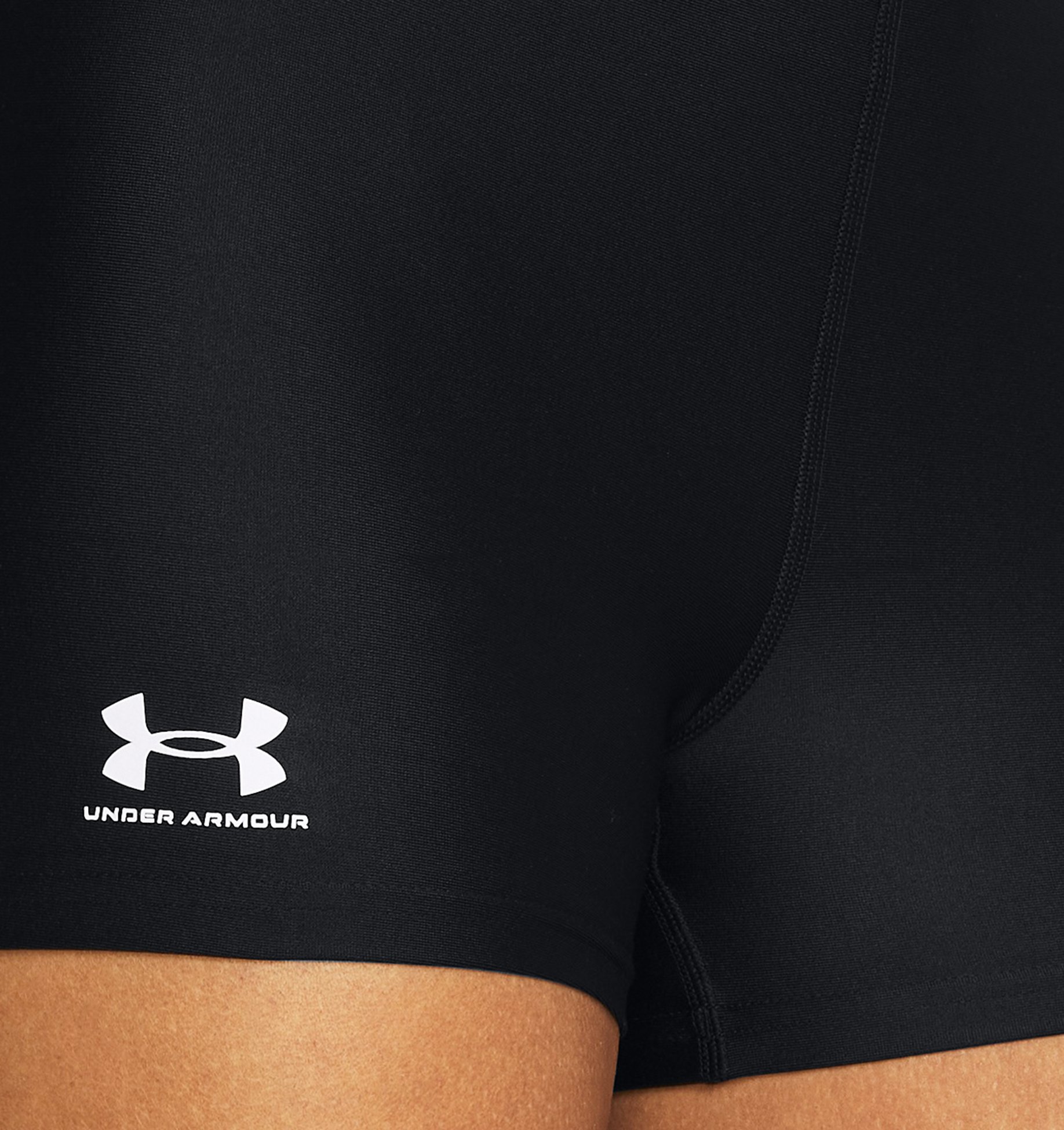 Under Armour Women's HeatGear 8 Shorts - BLACK, Michael Murphy Sports, Donegal