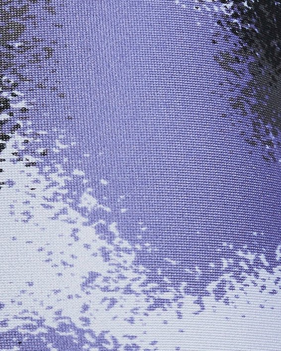 女士HeatGear®印花短褲 in Purple image number 3