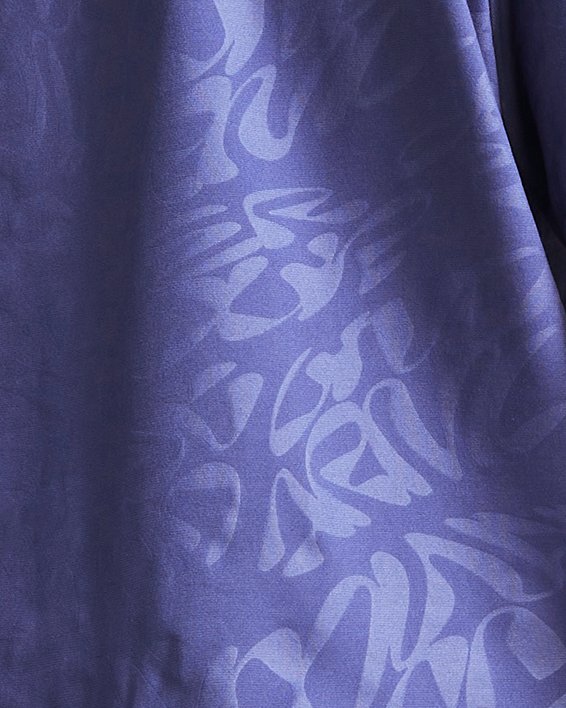 Women's UA Vanish Energy Emboss Crop Short Sleeve, Purple, pdpMainDesktop image number 1