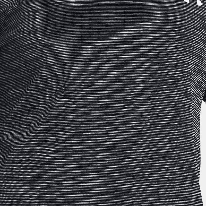 Tee-shirt à manches courtes Under Armour Tech™ Textured pour femme Noir / Blanc XXL