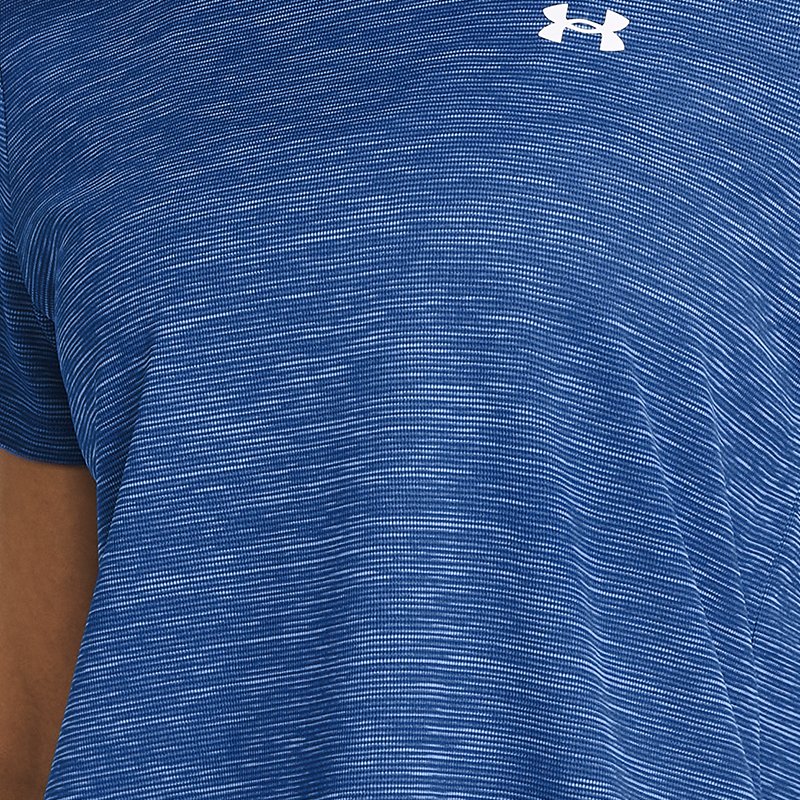 Tee-shirt à manches courtes Under Armour Tech™ Textured pour femme Tech Bleu / Blanc XL
