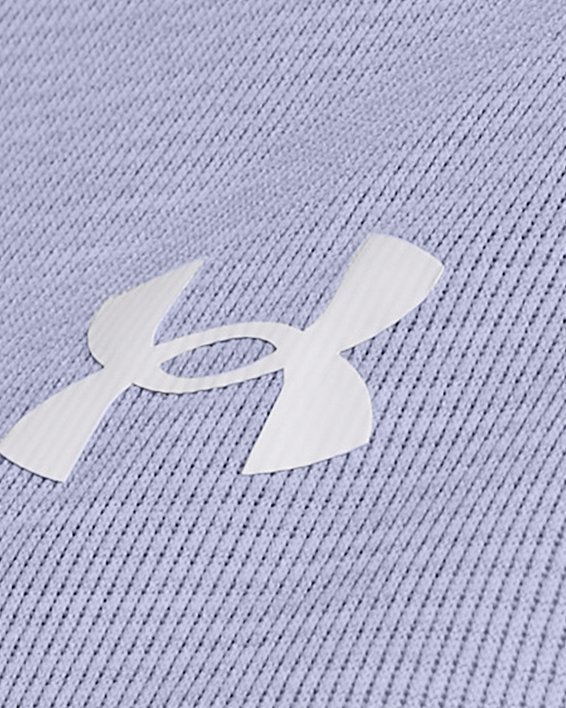 Damesshirt UA Tech™ Textured met korte mouwen, Purple, pdpMainDesktop image number 2