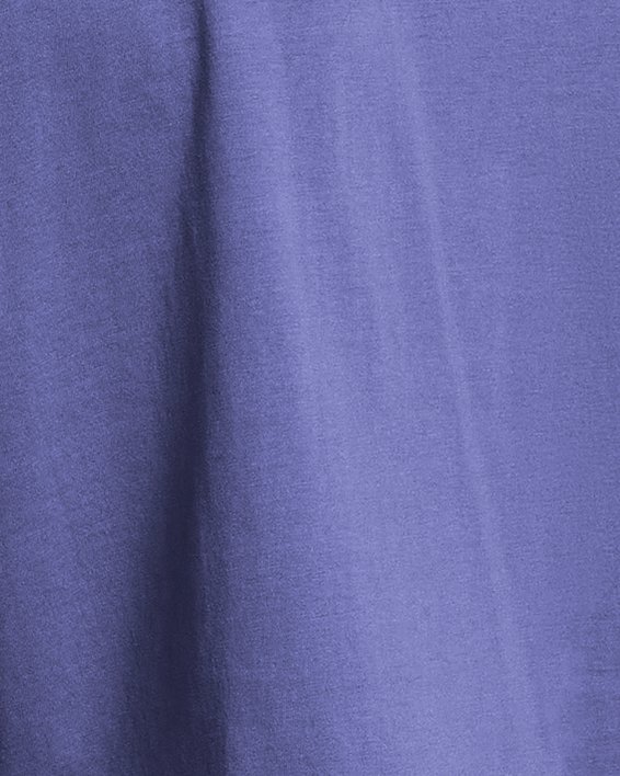 女士UA Campus Boxy Crop短袖T恤 in Purple image number 1