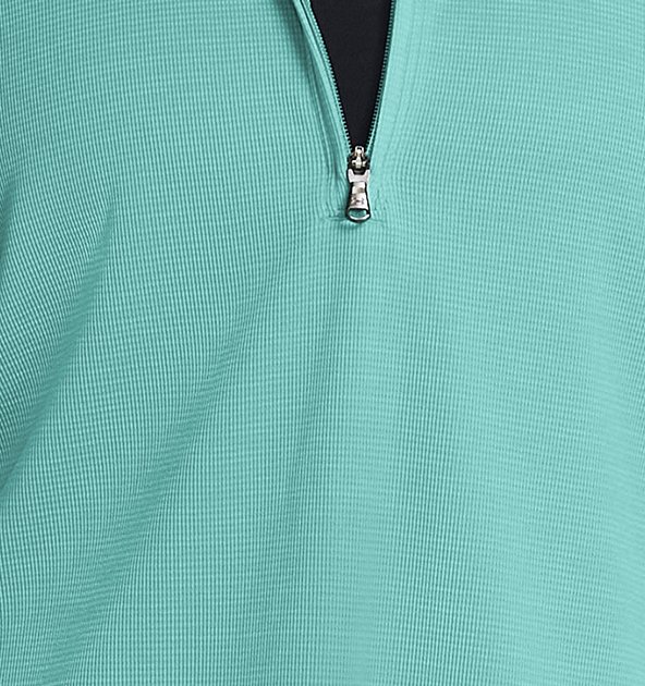 Women's  Under Armour  Tech™ Textured ½ Zip Radial Turquoise / White XS
