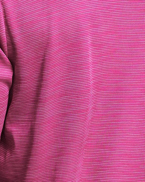 Maglia UA Tech™ Textured ½ Zip da donna, Pink, pdpMainDesktop image number 1