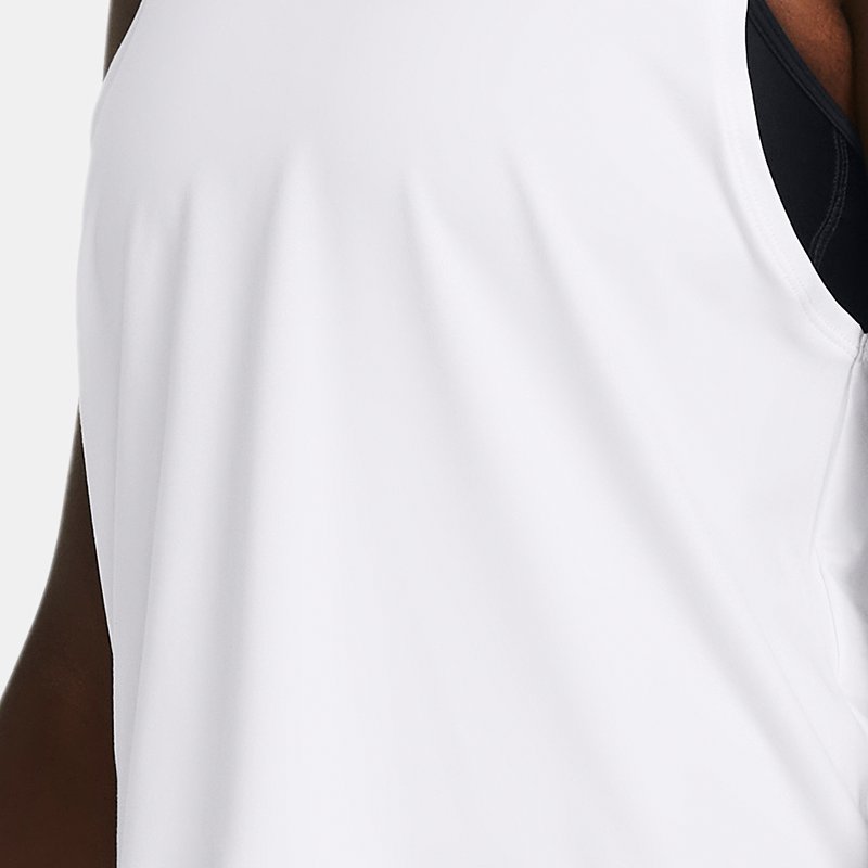 Camiseta de tirantes corta Under Armour Vanish Energy para mujer Blanco / Negro XS