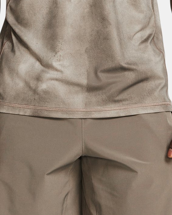 Men's UA Vanish Elite Vent Printed Short Sleeve, Brown, pdpMainDesktop image number 2