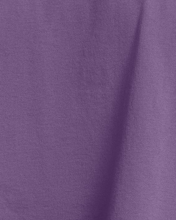 Women's UA Campus Boxy Crop Short Sleeve, Purple, pdpMainDesktop image number 1