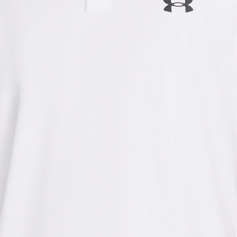 Men's Under Armour Tee To Green Polo White / Pitch Gray M