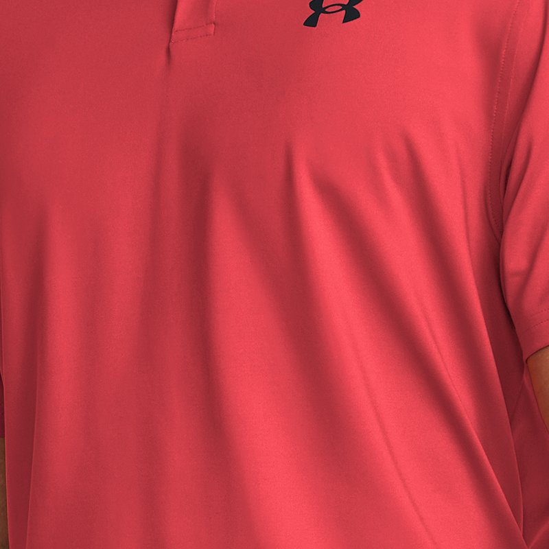Polo Under Armour Tee To Green pour homme Rouge Solstice / Noir S