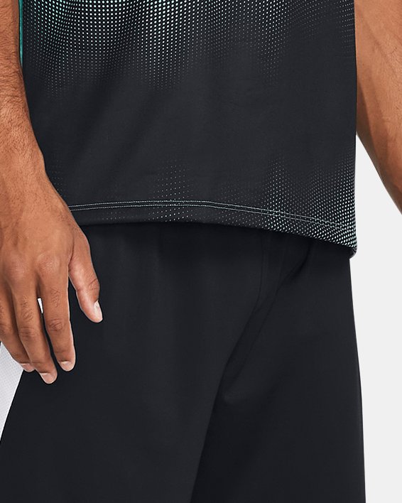 Men's UA Tech™ Vent 8" Pocket Shorts in Black image number 2
