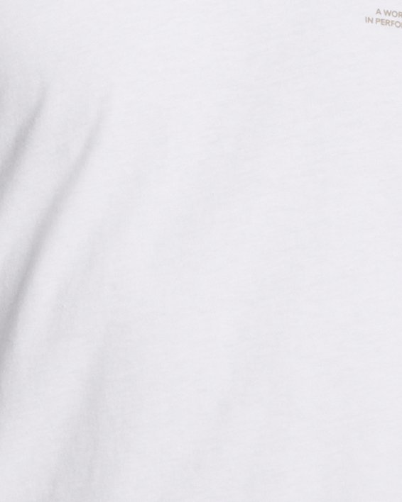 男士UA Unstoppable Graphic短袖T恤 in White image number 0