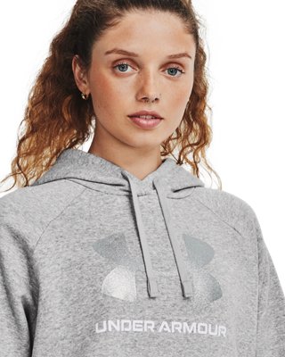 Women's UA Rival Fleece Glitter Big Logo Hoodie | Under Armour