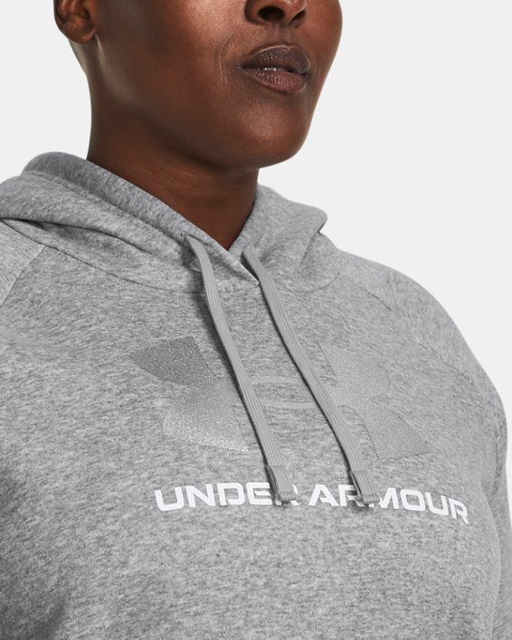 Women's UA Rival Fleece Glitter Big Logo Hoodie