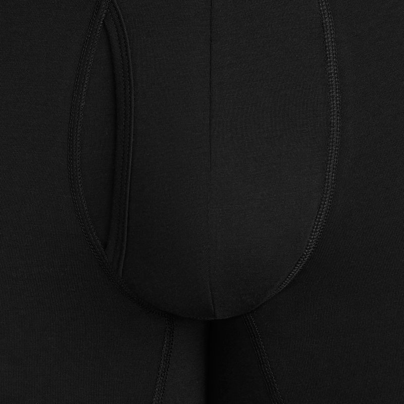 Boxer Under Armour Performance en coton 16 cm Boxerjock® pour homme (lot de 3) Noir / Noir / Acier L
