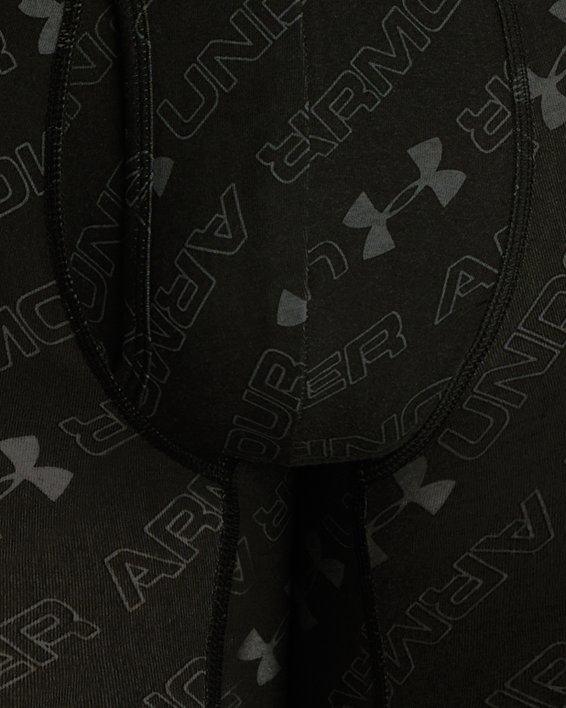 UA Performance Cotton 15cm Printed Boxerjock®da uomo - Confezione da 3 paia, Black, pdpMainDesktop image number 0