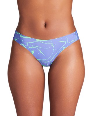 Women's UA Pure Stretch 3-Pack Printed No Show Thong