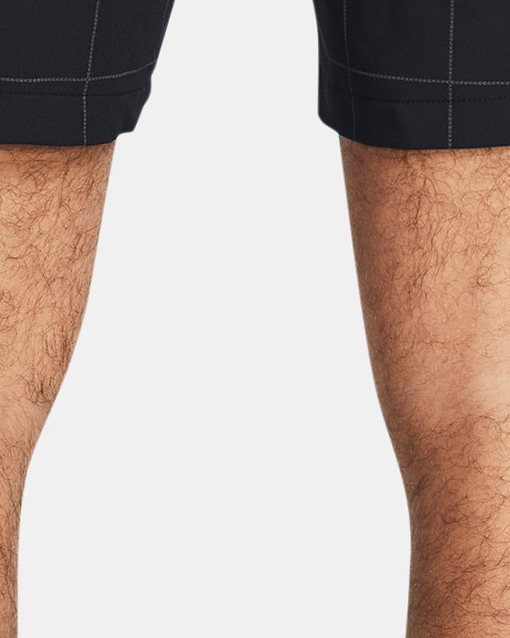 Men's UA Drive Printed Tapered Shorts, Black, pdpMainDesktop image number 1