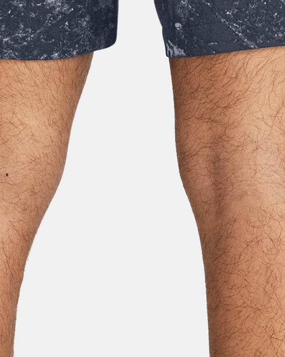 Men's UA Drive Printed Tapered Shorts, Gray, pdpMainDesktop image number 1