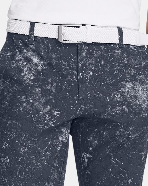 Pantalón corto ajustado con estampado UA Drive para hombre, Gray, pdpMainDesktop image number 2