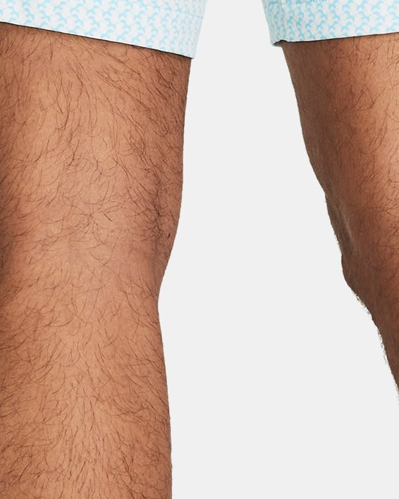 Men's UA Drive Printed Tapered Shorts, White, pdpMainDesktop image number 1