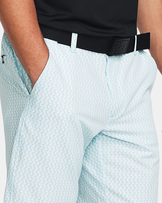 Pantalón corto ajustado con estampado UA Drive para hombre, White, pdpMainDesktop image number 2