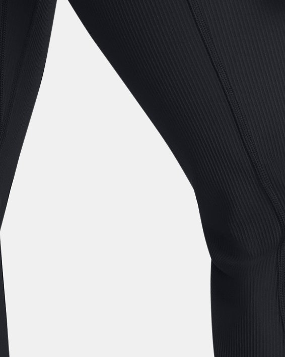 Women's UA Meridian Rib Crop Flare Pants in Black image number 1