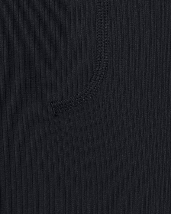 กางเกงขาบานทรงคร็อป UA Meridian Rib สำหรับผู้หญิง in Black image number 3
