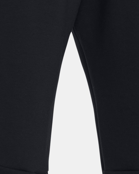 Pantaloni UA Unstoppable Fleece Baggy Crop da uomo, Black, pdpMainDesktop image number 1