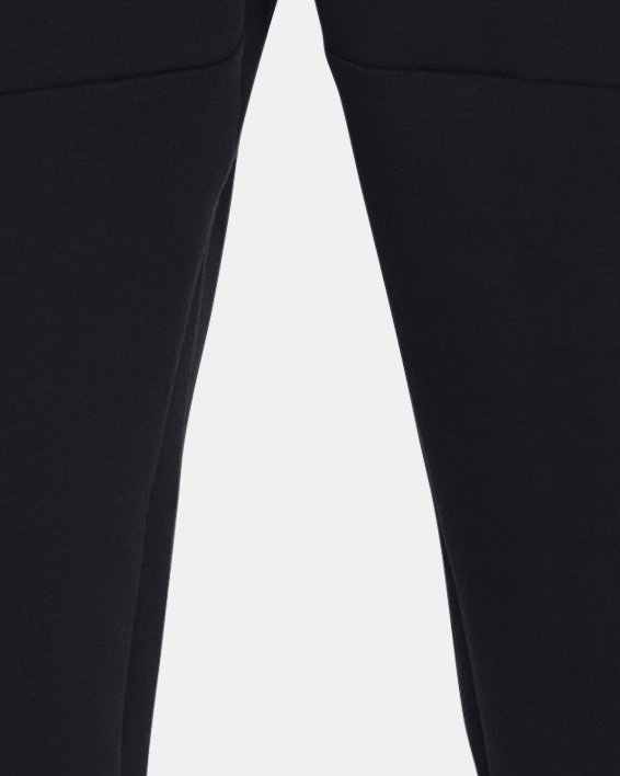 Pantaloni UA Unstoppable Fleece Baggy Crop da uomo, Black, pdpMainDesktop image number 0