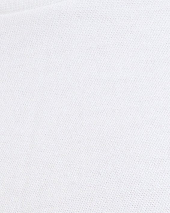 男士UA Oversized Heavyweight短袖T恤 in White image number 5