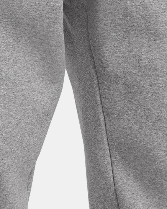 Men's UA Essential Fleece Puddle Pants, Gray, pdpMainDesktop image number 0