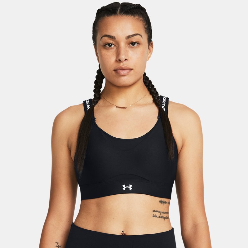 Image of Under Armour Women's Under Armour Infinity 2.0 High Sports Bra Black / White S D-DD