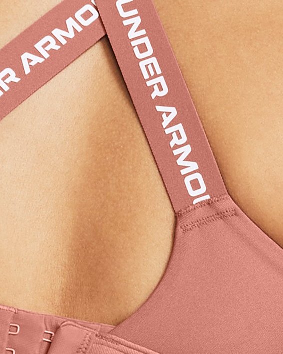 Women's UA Infinity 2.0 High Sports Bra in Pink image number 1