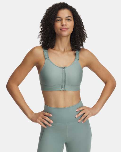 Brassière de sport zippée à maintien supérieur UA Infinity 2.0 pour femme Brassière de sport zippée à maintien supérieur UA Infinity 2.0 pour femme