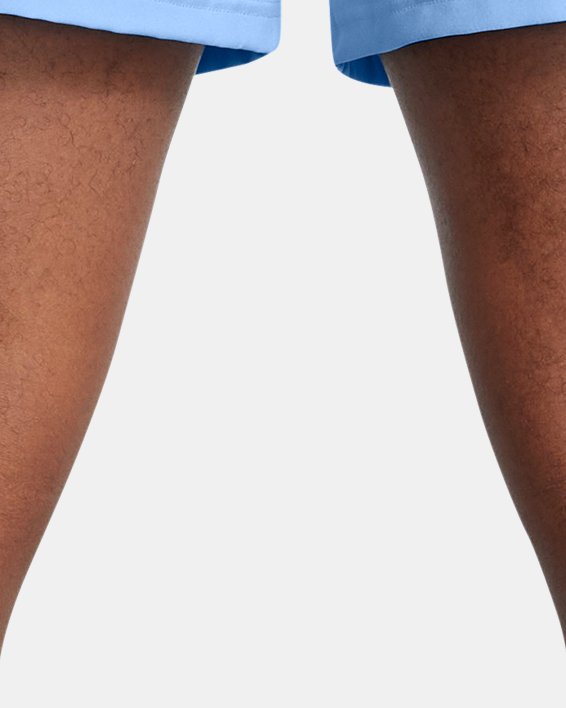 Men's UA Zone Pro 5" Shorts, Blue, pdpMainDesktop image number 1