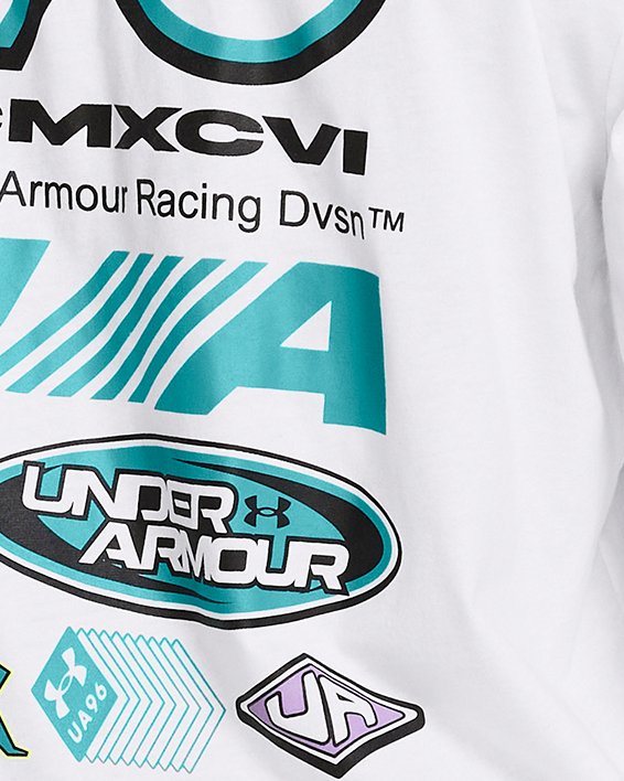 Men's UA Launch Long Sleeve in White image number 1