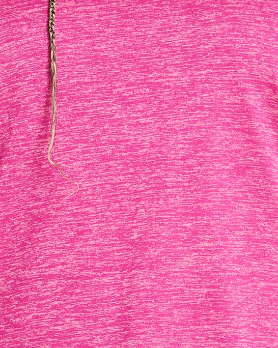 Damesshirt UA Tech™ Twist V-Neck met korte mouwen, Pink, pdpMainDesktop image number 0