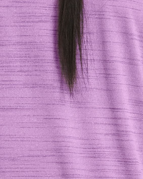 Women's UA Tech™ Tiger Short Sleeve, Purple, pdpMainDesktop image number 1