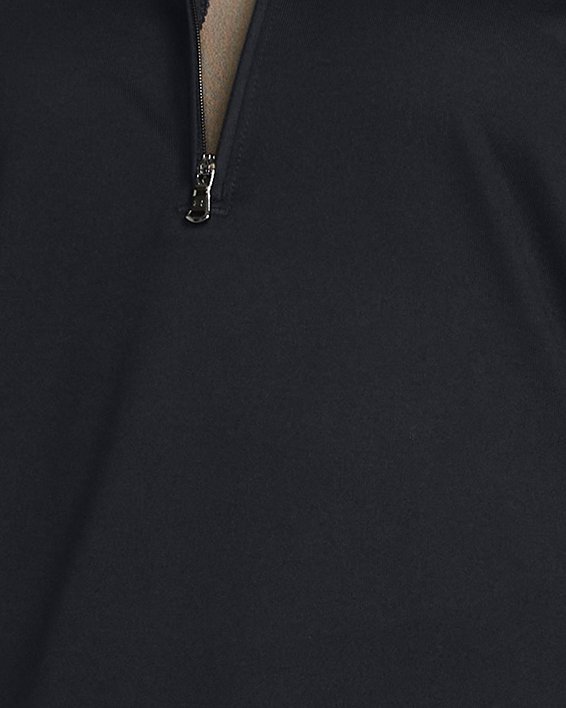 Damska koszulka z zamkiem do połowy długości UA Tech™, Black, pdpMainDesktop image number 0
