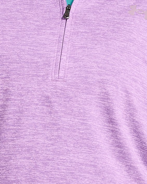 Haut ½ zip UA Tech™ Twist pour femme, Purple, pdpMainDesktop image number 0