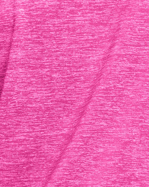 Damesshirt UA Tech™ Twist met korte rits, Pink, pdpMainDesktop image number 1