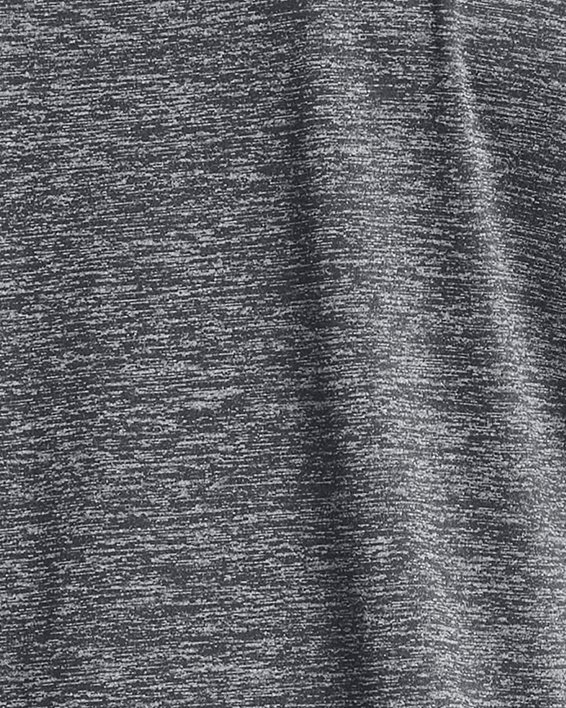 Damesshirt UA Tech™ Twist V-Neck met korte mouwen, Gray, pdpMainDesktop image number 1