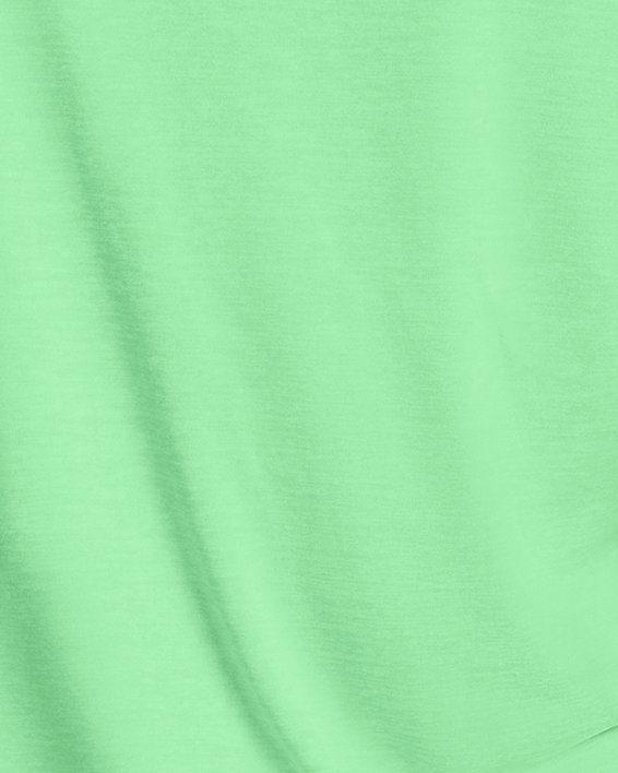 UA Tech™ Twist Kurzarm-Oberteil mit V-Ausschnitt für Damen, Green, pdpMainDesktop image number 1