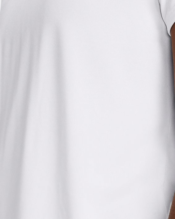 Camiseta de manga corta con cuello de pico UA Tech™ para mujer, White, pdpMainDesktop image number 0
