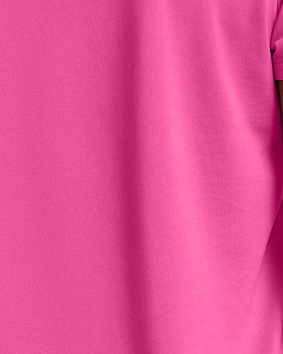Maglia a maniche corte UA Tech™ V-Neck da donna, Pink, pdpMainDesktop image number 1
