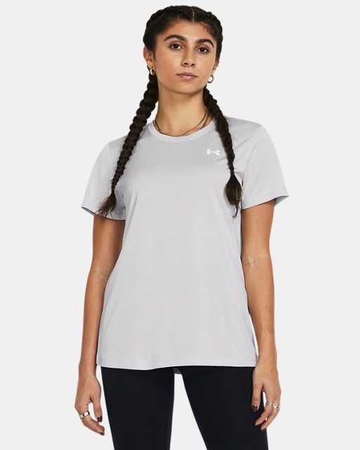 Haut à manches courtes UA Tech™ Twist pour femme Haut à manches courtes UA Tech™ Twist pour femme