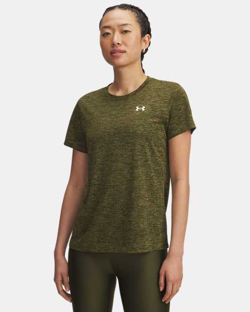 Haut à manches courtes UA Tech™ Twist pour femme Haut à manches courtes UA Tech™ Twist pour femme